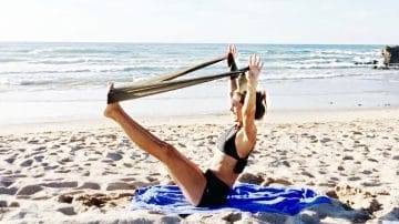 hips glutes thighs sculpt - Beach Band Lean Legs by Gone Adventuring