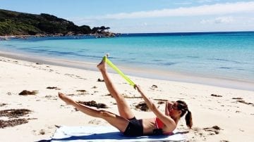 body sculpt on the beach PILATES MAT by Gone Adventuring