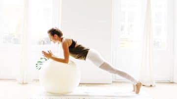 Vitality balance strength flexibility Pilates Fitball workout -Gone Adventuring