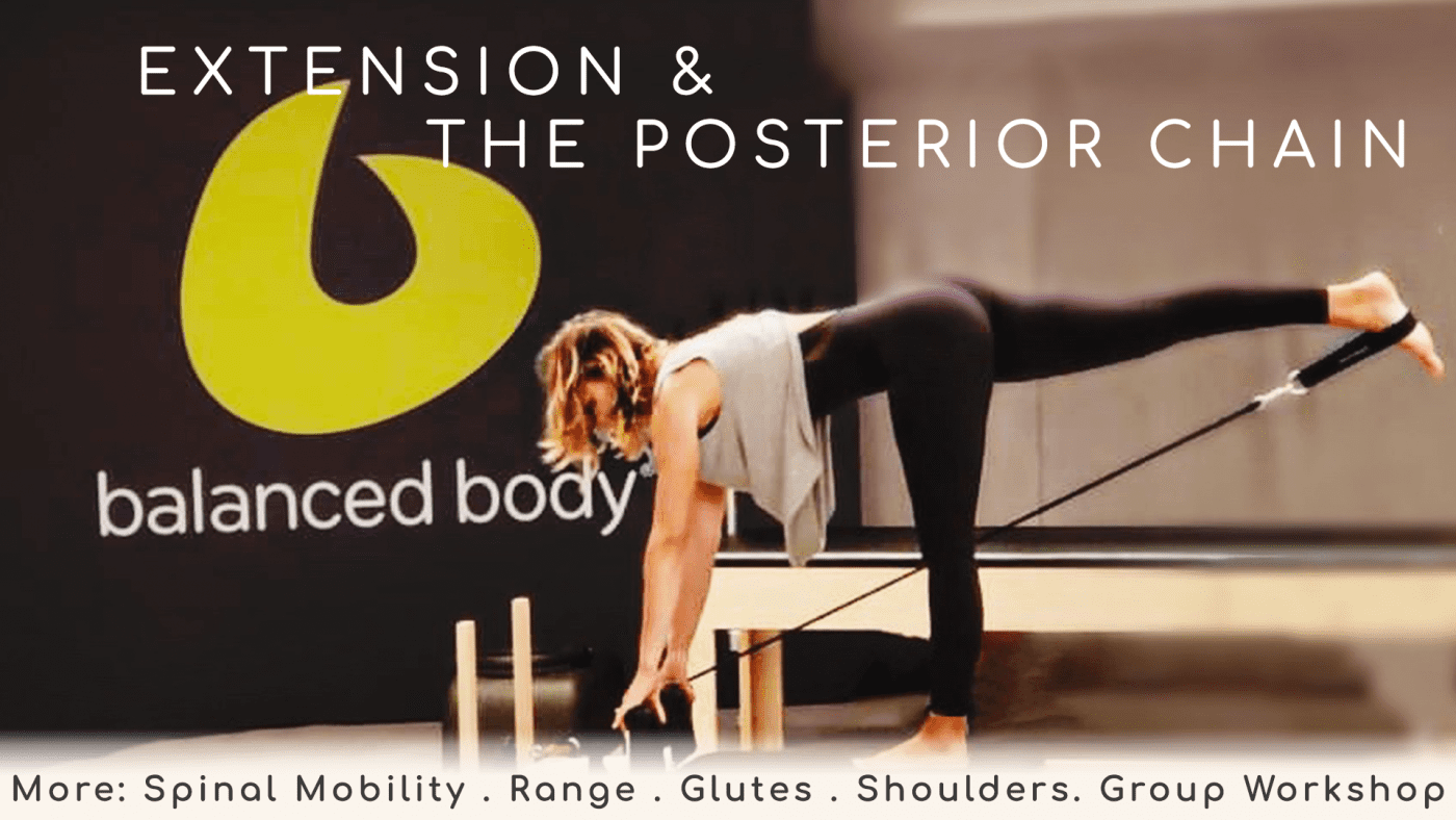 Extension & Posterior Chain – Individual WORKSHOP BLOCK