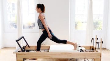 Lower Body Lunge Party, Reformer Weighted Workout - Gone Adventuring