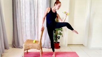 Booty Barre at Home workout with Vicky, Live Replay on Gone Adventuring