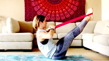 Fabulous Full Body Booty Band Mat workout with Paola by Gone Adventuring