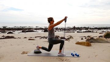 Day 21: Total Beachbody workout: Core, Booty, Back & Arms with Gone Adventuring