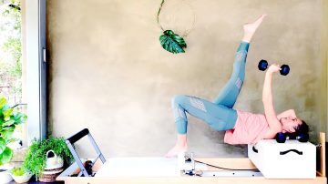 Day 28: Reformer Pilates Lower Body Toning Lifts, Kicks & Skates with Gone Adventuring