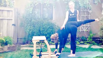 Momma's Got Happy Hips 🙌 Prenatal Pilates online at 22 weeks by Gone Adventuring