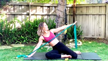 Full Body Stretch & Tone with Resistance, Live Class Replay