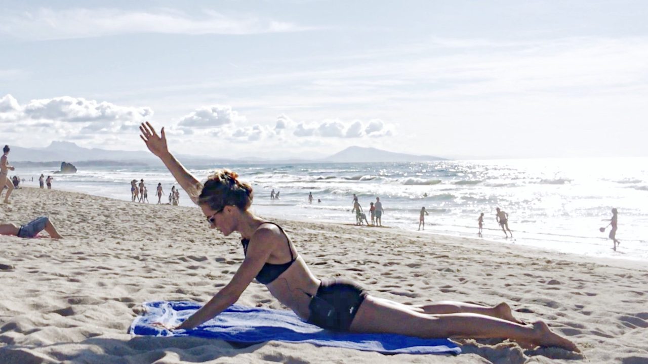 core power and control beach workout
