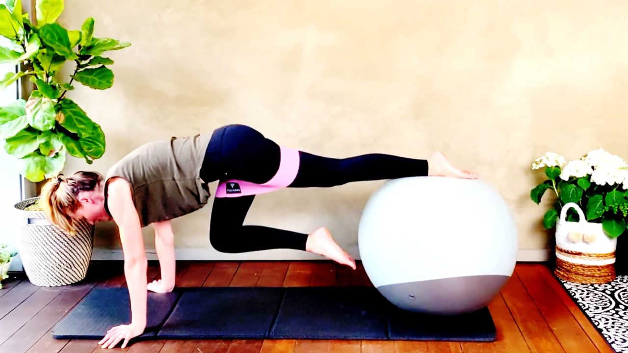 Exercise Ball Killer Crunches, Day 8 Rock your Core by Gone Adventuring