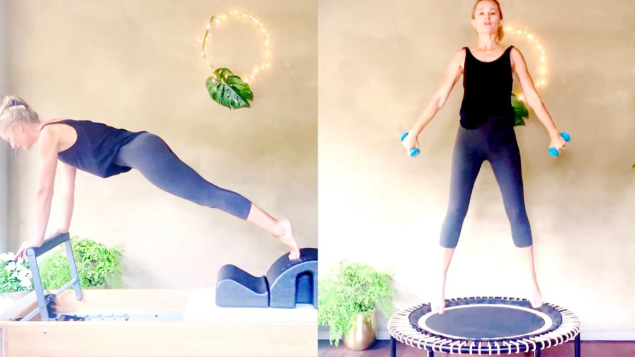 18 MIN Lean Beach Legs Sculpt + 24 MIN Toned Arms Rebounder Sweat by Gone Adventuring