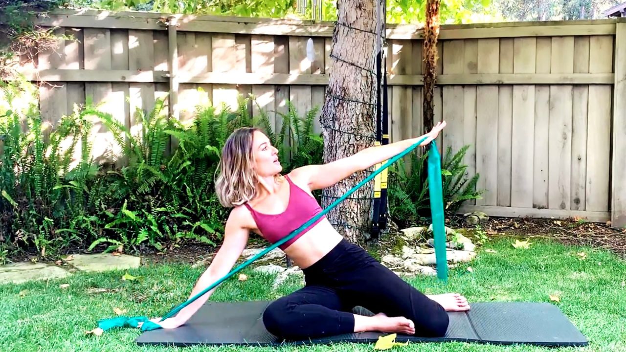 Full Body Stretch & Tone with Resistance, Live Class Replay