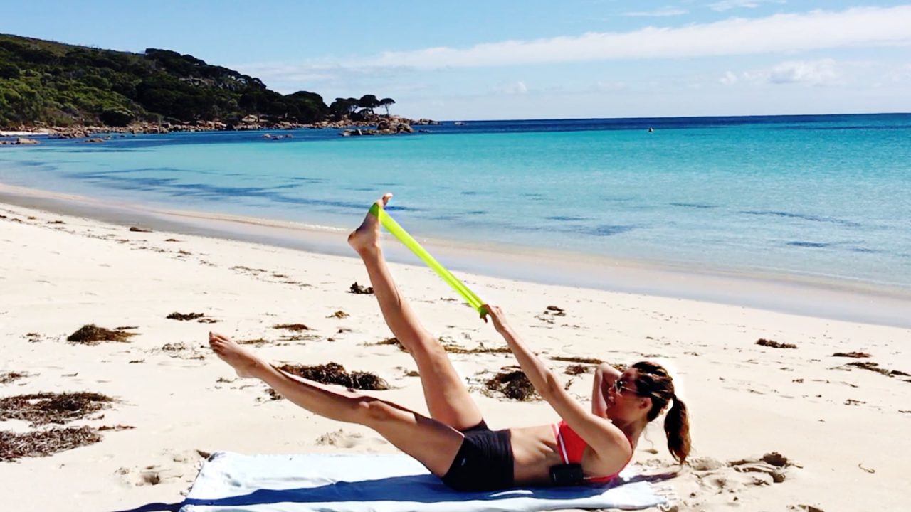 body sculpt on the beach PILATES MAT by Gone Adventuring