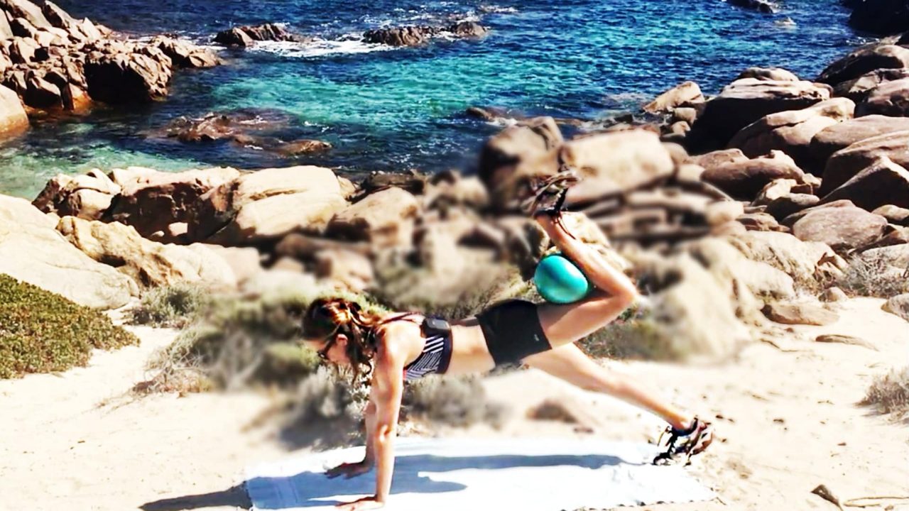 deep core Sugarloaf Stretch & Tone PILATES MAT by Gone Adventuring